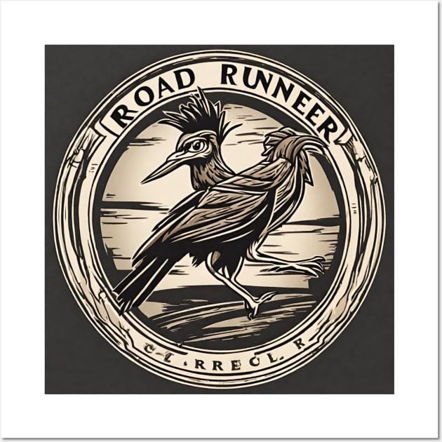 Road Runner V4 Wall Art by CurlyLamb